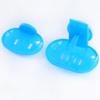 Double Soap Dish Suction Cup Tray for Shower Bathroom Blue view 4