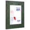 Frame USA 8x10 Picture Frame, Green, Rustic Wide Series, Photo Frame with High Clarity Glass and Easel for Shelf Display view 3