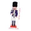 Hemobllo Xmas Nutcracker Wood Tabletop Ornament for Bedroom view 2