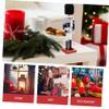 Hemobllo Xmas Nutcracker Wood Tabletop Ornament for Bedroom view 3