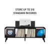 Crosley Furniture Asheville Mid-Century Modern Media Console Record Player Stand, Storage for Vinyl Records, Black view 4