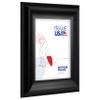 Frame USA 10x14 Picture Frame, Black, Verona Wide Series, Wall Hanging Frame with High Clarity Glass view 3