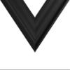 Frame USA 10x14 Picture Frame, Black, Verona Wide Series, Wall Hanging Frame with High Clarity Glass view 4