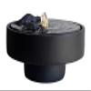 Water Fountain Indoor - Zen Water Fountain Decor for Meditation, Relaxation for Yoga, Study, Tea, Living Room, Office, Beauty Club, Feng Shui Gifts for Home, Chinese Decor & Gifts (Black) view 1