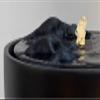 Water Fountain Indoor - Zen Water Fountain Decor for Meditation, Relaxation for Yoga, Study, Tea, Living Room, Office, Beauty Club, Feng Shui Gifts for Home, Chinese Decor & Gifts (Black) view 2
