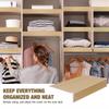 40x16 Custom Wire Rack Covers, 4 Pcs PVC Shelf Liners, Waterproof Removable for Pantry Bathroom Office Shelving view 3