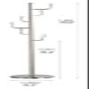 Coat Rack Freestanding Floor Hanger Bedroom Coat And Hat Rack Nordic Coat Rack Tree For Hat, Clothes, Scarves Practical(Gold) view 2