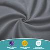 OhGeni Waterproof Mattress Protector, Queen Size Mattress Pad Fitted with Deep Pocket 6"-18", Breathable Noiseless & Soft, Washable Dirt-Proof Mattress Cover for Home, Hotel, Gray, Daybed Cover view 3