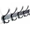 cfycfy987 Wall Mounted Hook Wall Mounted Coat Rack, Five Heavy Duty Tri Hooks All Metal Construction for Jacket Coat Hat in Mudroom Entryway (Matte Black) Coat Hooks Wall Mounted view 4