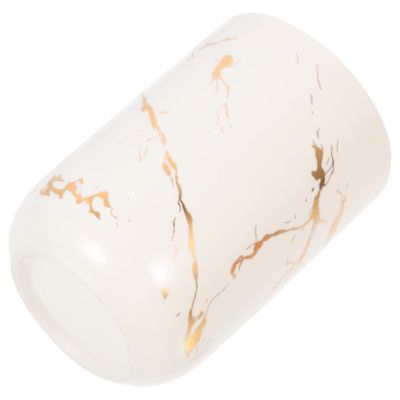 ABOOFAN Marble Pattern Mouthwash Cup Multipurpose Bathroom Storage Tumbler Practical Water Cup for Travel and Home Oral Care