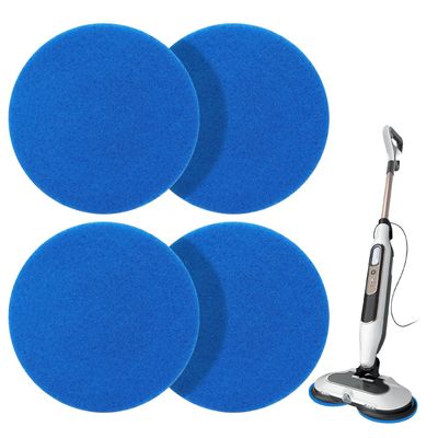 Magic Sponge Eraser Pads for Shark Steamer S7001 s7020 s7000amz s7000 s7001tgt s7201 s8201 S7005 s8001 Series Rotating Steam Scrubber,Scrub Sanitize at The Same,Round Scrubbing Mop Replacement Pad