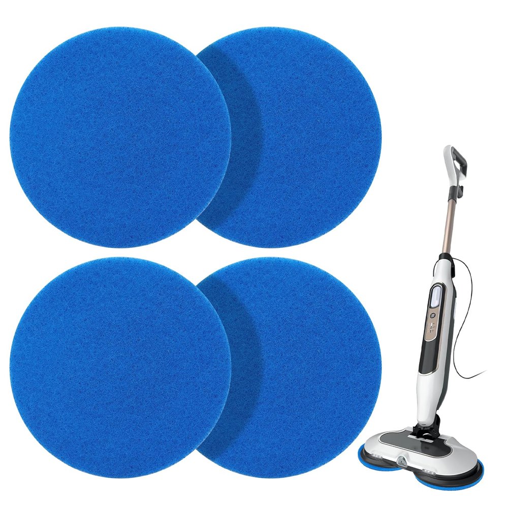 Magic Sponge Eraser Pads for Shark Steamer S7001 s7020 s7000amz s7000 s7001tgt s7201 s8201 S7005 s8001 Series Rotating Steam Scrubber,Scrub Sanitize at The Same,Round Scrubbing Mop Replacement Pad
