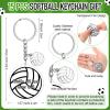 Sureio 15 Sets Volleyball Keychains Bulk with Cards Team Gifts view 2