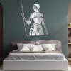 African Woman Metal Wall Art,Modern Africa Wall Decor,African American Metal Wall Art for Living Room, Bedroom, Bathroom,Office(Gold,39x33inch/100x85cm) view 4