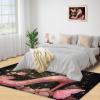 2x3 Pink Floral High Heel Rug - Butterfly Stiletto Doormat Outdoor Entrance, Fantasy Fashion Poster Laundry Room Carpet Non Slip Accent Throw Rugs for Bathroom Kitchen Sink Front Door view 4