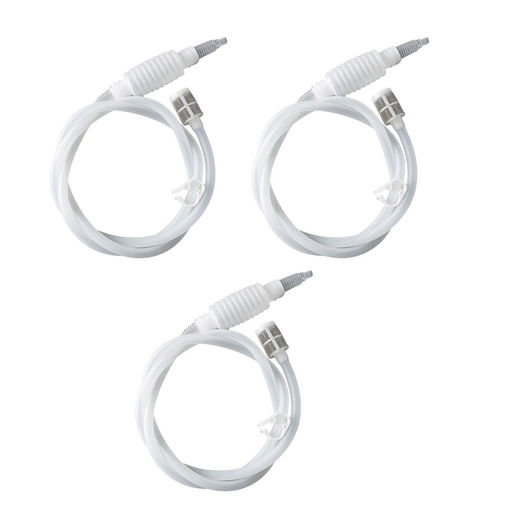 Adrosstoller 3 Pack Wine Siphon Tube Filter Soft Pipe Home Brewing Beer Hose Wine Brewing Making Tool Siphon Tube