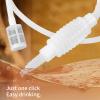Adrosstoller 3 Pack Wine Siphon Tube Filter Soft Pipe Home Brewing Beer Hose Wine Brewing Making Tool Siphon Tube view 3