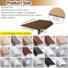LZMZMQ Wire Shelf Cover for Pantry 5 Layer, Walnut PVC Composite Sheet Wire Rack Covers for Shelves, Closet/Kitchen/Laundry Room Shelf Liners, Waterproof & Cuttable(42x12in/107x30cm) view 2