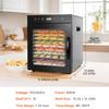 Food Dehydrator Machine,10 Stainless Steel Dehydrator Trays, 24H Timer & 190oF Temp Control, Commercial Freeze Dryer Machine, Fruit Dryer for Meat, Jerky, Herbs & Candy view 4