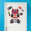 EGD Custom Race Car Door Decal with Name | Door Decals for Bedroom or Nursery | Personalized Vinyl Wall Decal for Kids Room | Fun Speedy Theme Wall Stickers for Boys (C. Race Car) view 1