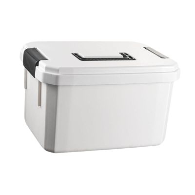 FashionCha Portable Medicine Box with Handle Empty Lidded Multifunctional Multi Layer Storage Container Medicine Organizer for Bathroom, XL