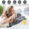 California King Mattress Protector Waterproof, Fitted Sheet Style Breathable Mattress Cover with Deep Pocket Fits Up to 18'', Machine Washable Noiseless Bed Cover for Kids Pets (White, 72'' X 84'') view 2