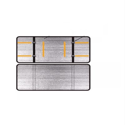 Air Conditioner Cover for Outside Units Duty Aluminum Film Protection UV Rain Resistant Fits Window Ac Units(Color1,125x65cm/49x25in)