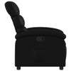 WRJENFSC Recliner Chair for Living Room Black Faux Leather Adjustable Lounge Chair with Comfy Padding and Stain Resistant Material for Home Theater Reading Nook view 4