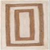 DANGAYACH ART 2.6x5 Ft White & Natural Jute Area Rug, Handmade Rustic Fiber Floor Mat, Durable & Pet-Friendly Rug for Living Room, Dining Room, Bedroom and Hallways & Entryways view 2