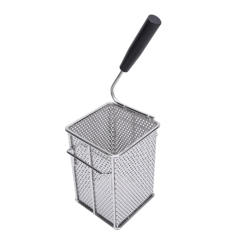 304 Stainless Steel Fry Basket with Handle French Fry Chip Basket Filter Pasta Strainer for Home Kitchen Cooking