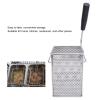 304 Stainless Steel Fry Basket with Handle French Fry Chip Basket Filter Pasta Strainer for Home Kitchen Cooking view 3