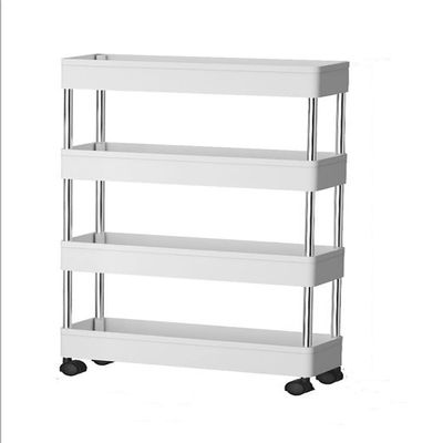 ONMYJFD Thicker Material Multi-Layer Storage Cart Rolling Bathroom Organizer Household Rack Mobile Shelf