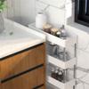 ONMYJFD Thicker Material Multi-Layer Storage Cart Rolling Bathroom Organizer Household Rack Mobile Shelf view 3