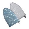 GLEAVI 2pcs Portable Mini Electric Ironing Board with Heat Resistant Polyester Sponge Steam Mitt and Finger Loop Design for Easy Handheld Use and Space Saving Storage at Home Travel view 1