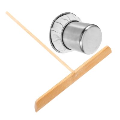 Healifty Sturdy and Cloth Basting Oil Brush for Kitchen Cooking Pancake and Crepe Spreader Tool Practical Oil Applicator for Frying Eggs and Meat