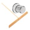 Healifty Sturdy and Cloth Basting Oil Brush for Kitchen Cooking Pancake and Crepe Spreader Tool Practical Oil Applicator for Frying Eggs and Meat view 1