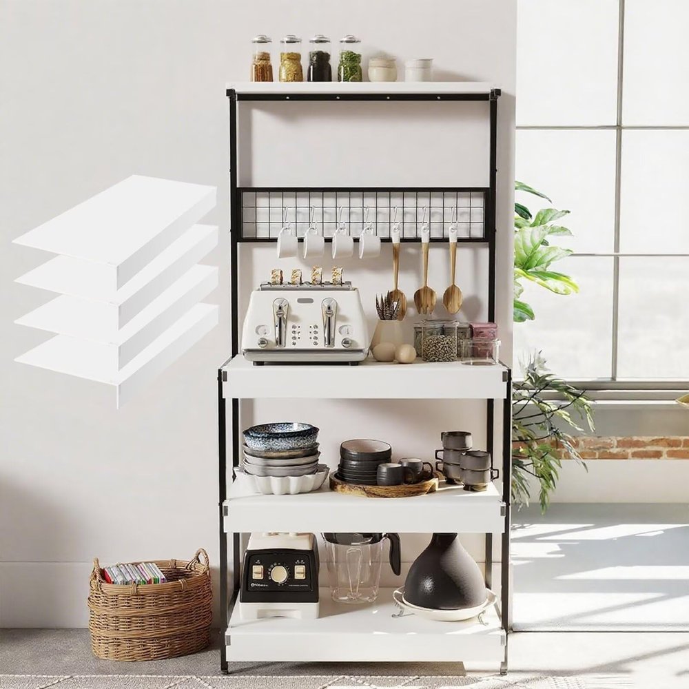 4 Pcs Wire Shelf Covers for Pantry Shelves, 47 x 18 x 2 in Wire Rack Covers for Pantry PVC Rack Covers Wire Shelf Liner with 8 Holders for Closet Kitchen Bathroom Office Shelving, White