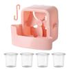 Portable AC Cooling Fan Kit with Leakproof Ice Box for Quick Refrigeration - Ideal for Indoor and Outdoor Use(Pink -1set) view 1