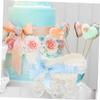 Cabilock 4pcs Mini Rattan Woven Candy Baskets Basket Wedding Decor Decorative Storage Box Trolley Shape for Parties view 3