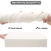 Bed Bridge Headboard Padded for Full/Twin/Queen/King Bed, Custom Size Mattress Extender With Removable Cover, Rectangle Mattress Gap Filler Bolster Pillow (150 * 15 * 8cm,Grey) view 4