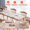 14"x60"Clear Desk Mat,Clear Table Cover Protector, Frosted 1.5mmPVC Plastic Table Covers,Vinyl Desk Pad Protector Top of Desks for Kitchen Office Desktop Non-Slip Heat Resistant view 4