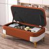 Storage Bench, Entryway Shoe Storage, Upholstered Storage Bench, Entryway Bench With Storage, 47" Storage Ottoman Bench, Bed Benches For Foot Of Bed, End Of Bed Storage Bench For Entryway, Living Room view 2