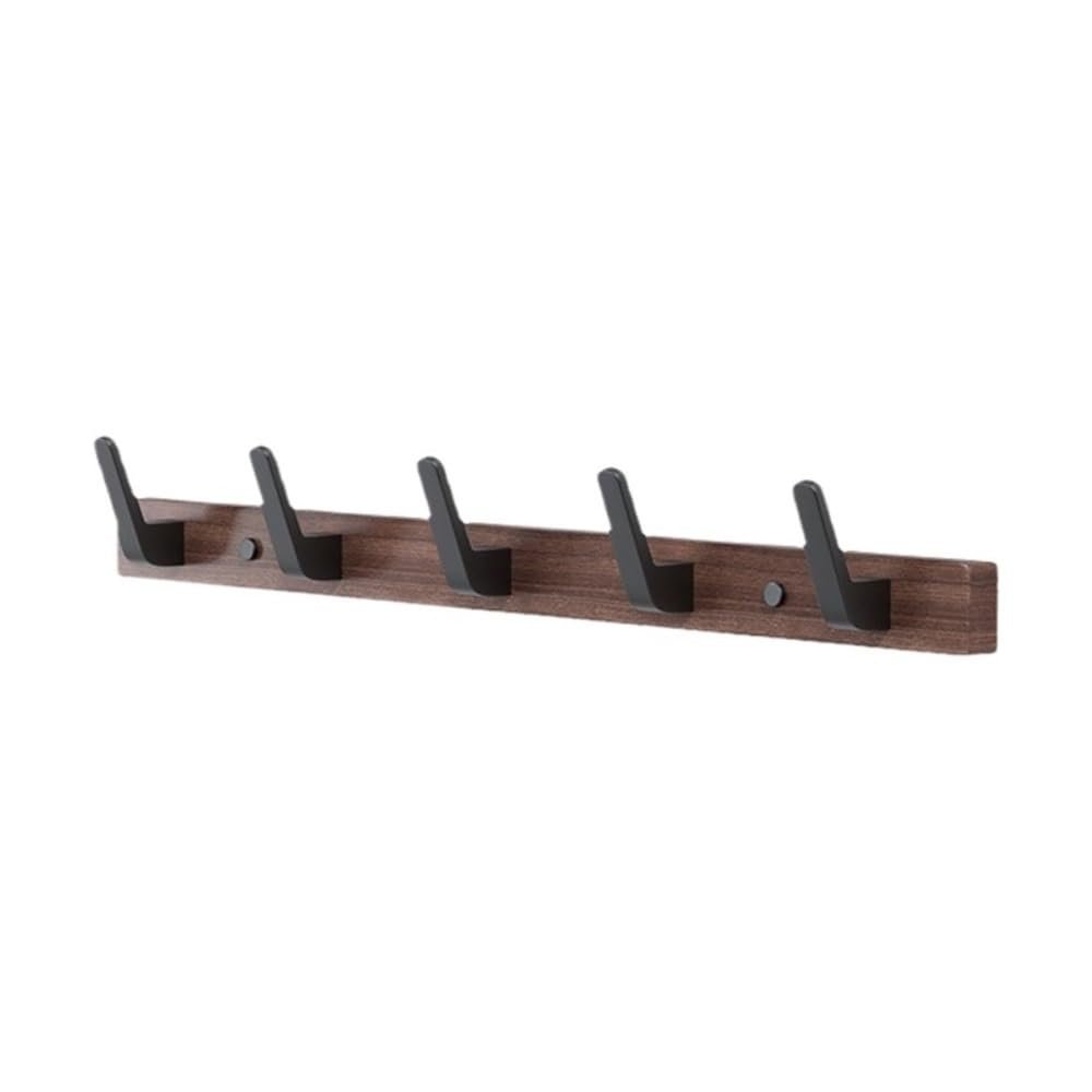 tanyunji001 Wall Mounted Clothes Rack, Solid Wood Over Door Clothes Rack - Space Saving Bedroom & Bathroom Coat Hooks