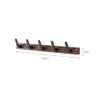 tanyunji001 Wall Mounted Clothes Rack, Solid Wood Over Door Clothes Rack - Space Saving Bedroom & Bathroom Coat Hooks view 2