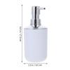 UTHCLO Plastic Bathroom White Sanitary Ware for Use Includes Toothbrush Cup Lotion Bottle Gargle Cup and Soap Dish with Smooth Surface and Compact Design for Organized Wash Supplies view 2