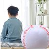Ciieeo Baseball Pattern Stuffed Storage Bag Polyester Organizer for Convertible Floor Pouf Bean Bag Chair and Clothes Storage for Boys view 2