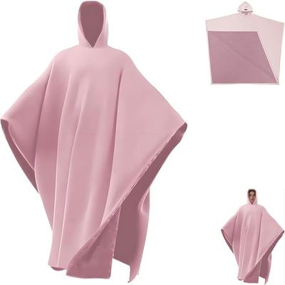 Gently Weighted Blanket Cloak Hoodie, 1.8lb Light Pressure Wearable Blanket Poncho, Oversized Unisex Hooded Cape for Men and Women, Cozy Gothic Techwear Loungewear