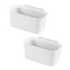 Cabilock 2pcs Hanging Kitchen Waste Bins Small Garbage Containers for Cabinet Doors Material Trash Can for Kitchen Bedroom Bathroom Dormitory Organization view 1