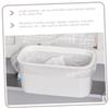 Cabilock 2pcs Hanging Kitchen Waste Bins Small Garbage Containers for Cabinet Doors Material Trash Can for Kitchen Bedroom Bathroom Dormitory Organization view 4