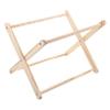 Foldable Magazine Holder Wooden Standing Rack for Files and Magazines view 1